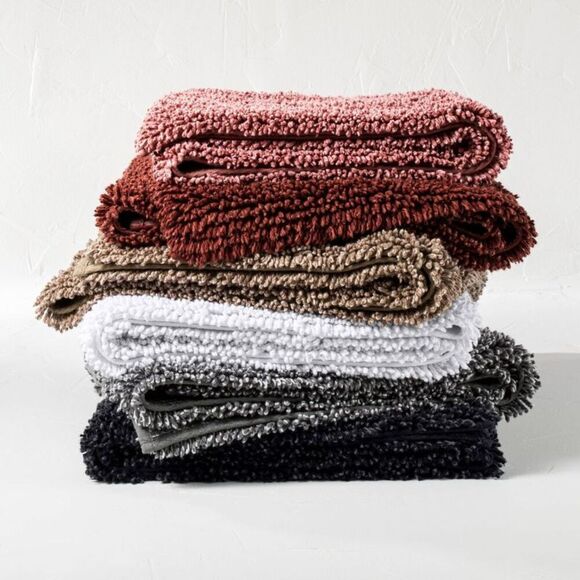 Casaluna -  Cotton Tufted 40x24" Rectangle Bath Rug L Clay - Picture 4 of 4